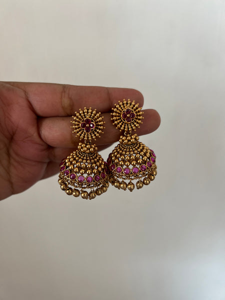 Kemp bridal jhumkas