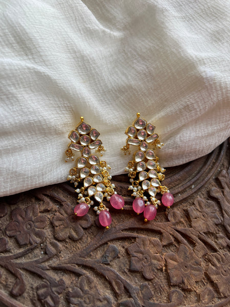 Kundan layered designer earrings