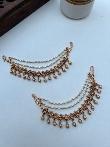 Lakshmi kemp bridal earring chain