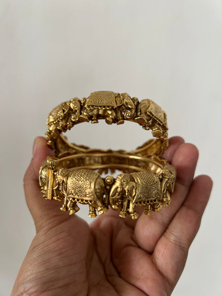 Antique elephant bangles