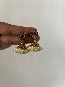 Small kemp vintage jhumkas