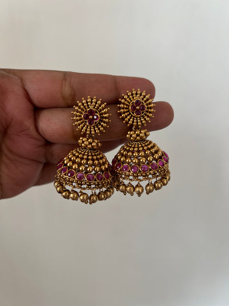 Kemp bridal jhumkas