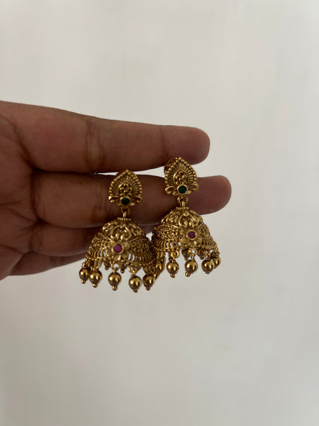 Non idol antique jhumkas