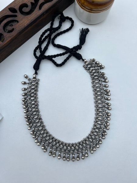 Gungaroo oxidised Jaali necklace