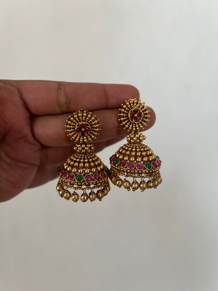 Kemp bridal jhumkas