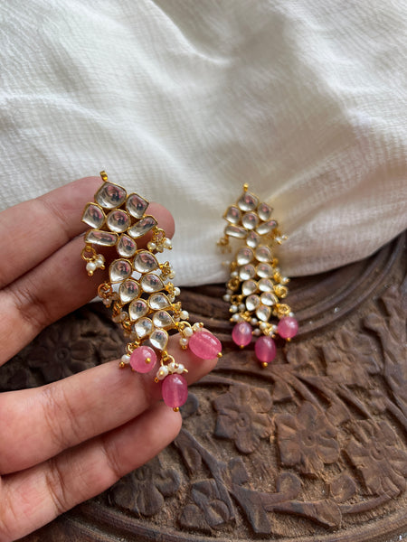 Kundan layered designer earrings