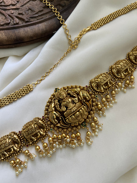 Gajalakshmi Nagas bridal hip chain