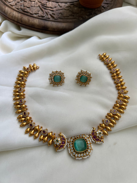 Kemp designer necklace with studs