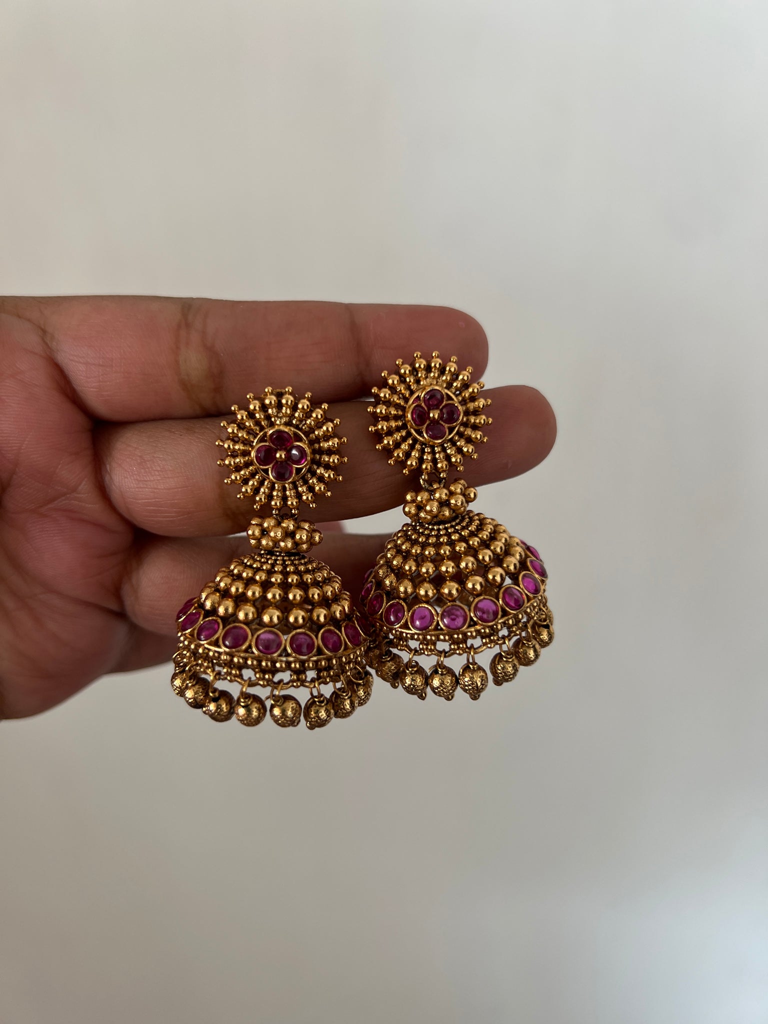 Kemp bridal jhumkas