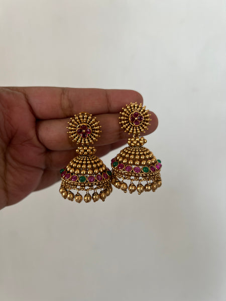 Kemp bridal jhumkas