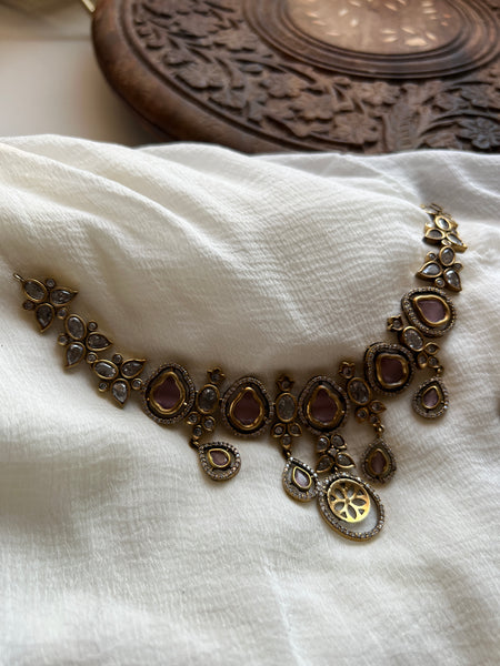 Victorian style necklace with earrings