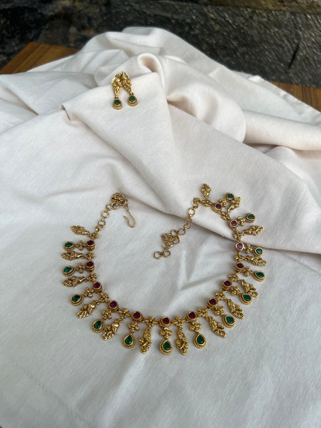 Kemp delicate necklace with studs