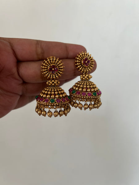 Kemp bridal jhumkas