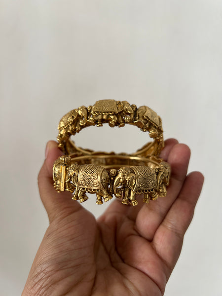 Antique elephant bangles