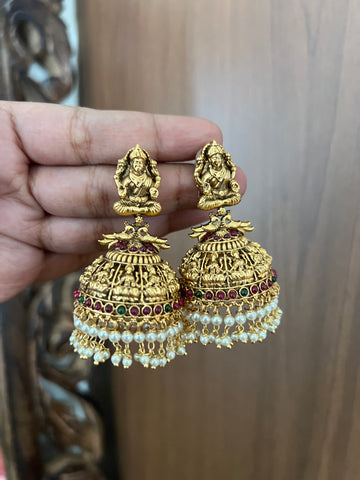 Lakshmi kemp bridal jhumkas