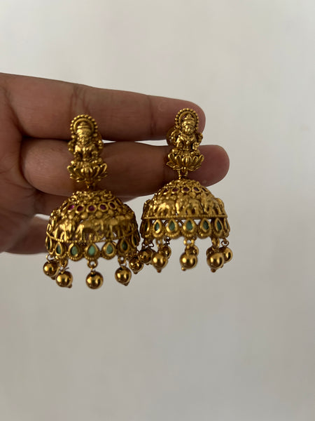 Lakshmi antique jhumkas