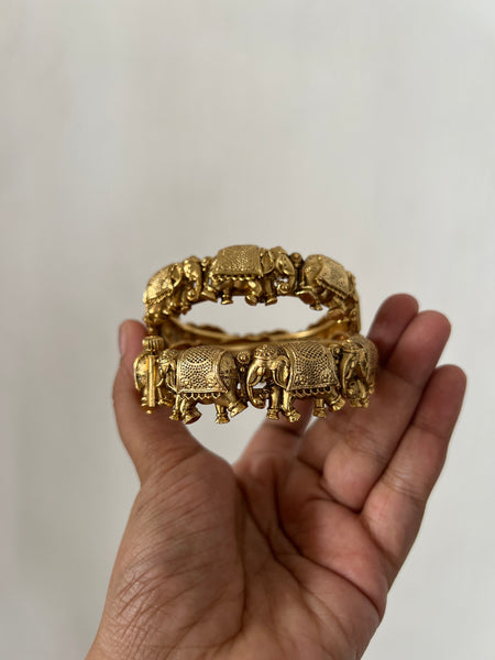 Antique elephant bangles