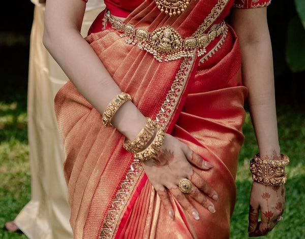 Gajalakshmi Nagas bridal hip chain