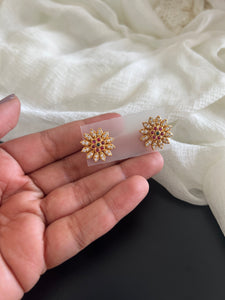 Tiny flower studs