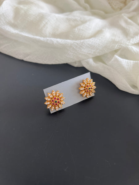 Tiny flower studs