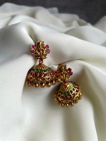 Tiny Lakshmi Jhumkas