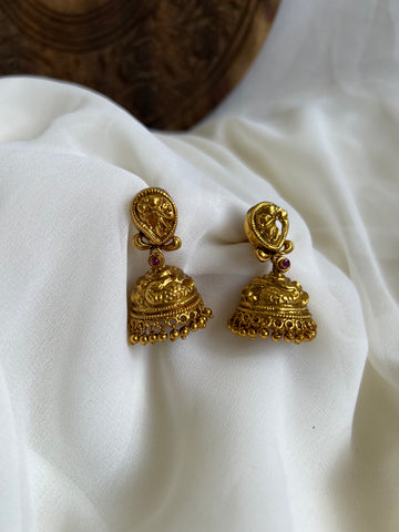 Gold look alike Mayil Jhumkas