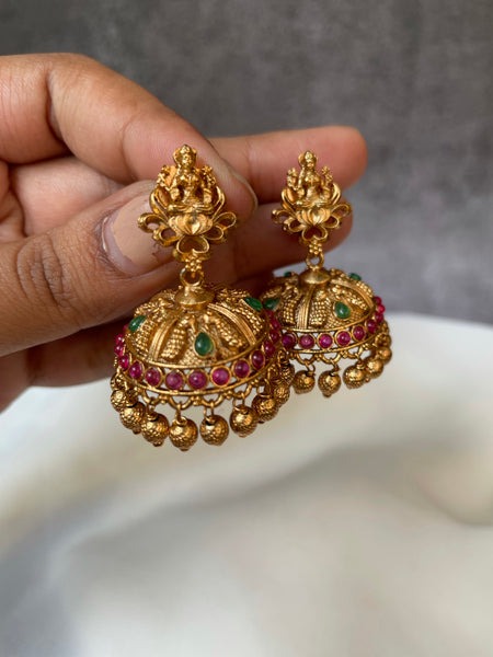 Small Lakshmi jhumkas