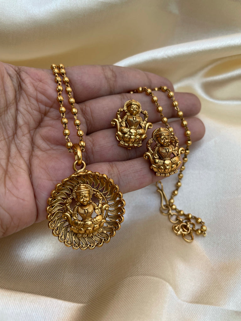 Lakshmi pendant designs sales with weight