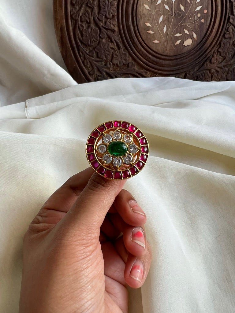 jodhpuri jdau Ring at Rs 1100 | Designer Finger Ring in Indore | ID:  19987439273