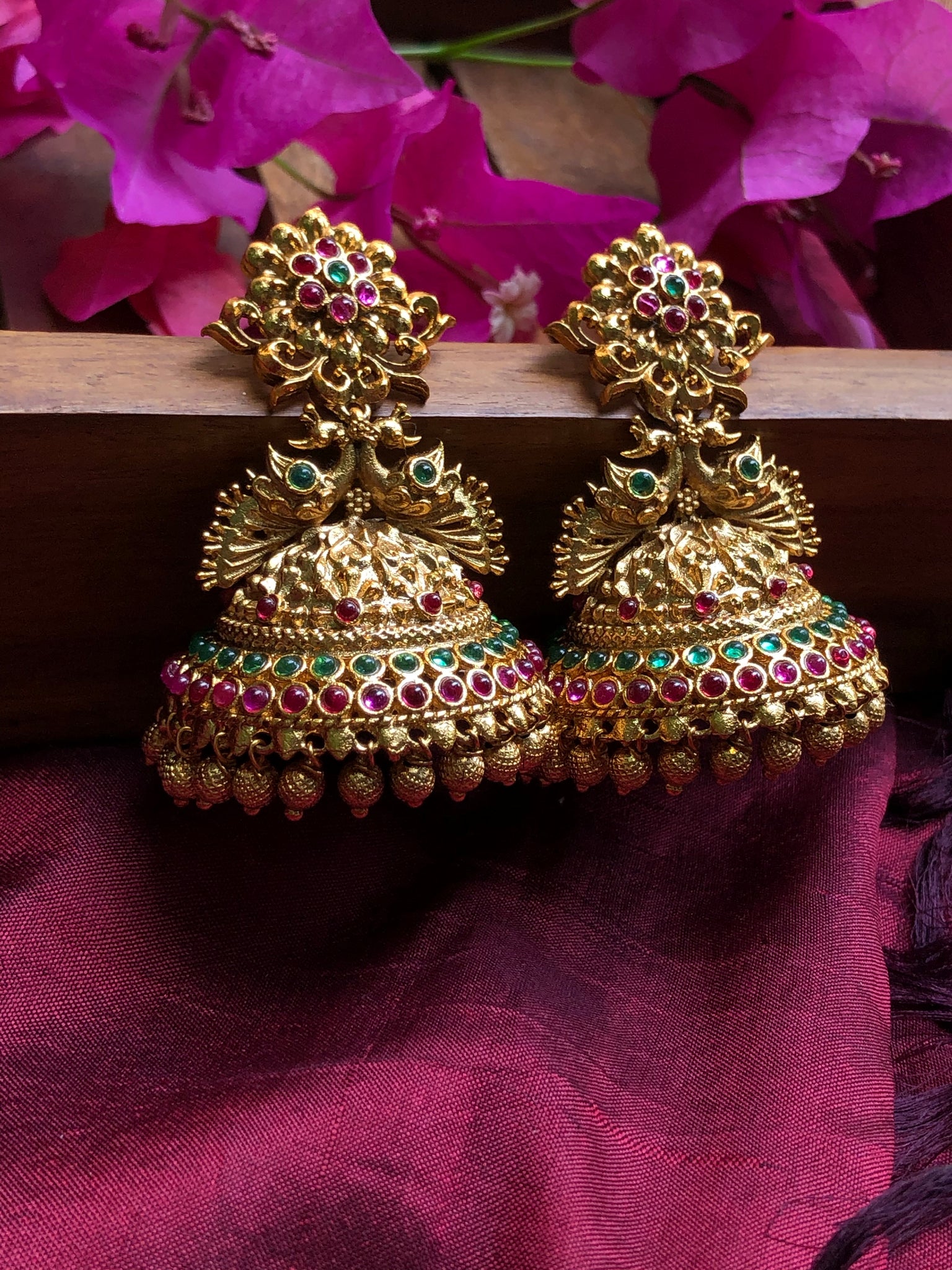 Antique bridal Jhumkas