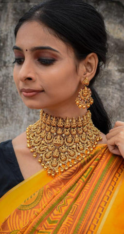 Premium Nagas temple work Choker