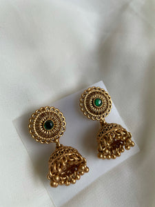 Budget light weight cutwork Jhumkas