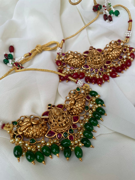 Kemp Jadau like Nagas choker with earrings