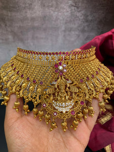 Kemp Lakshmi bridal full neck choker