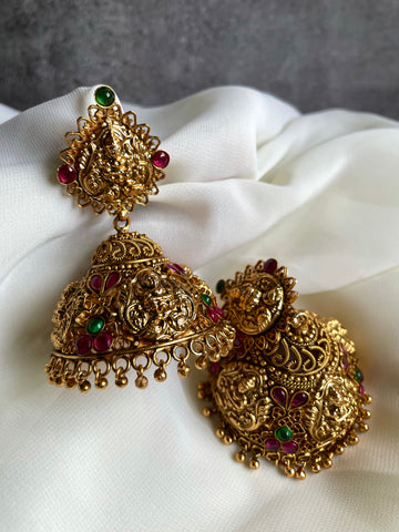 Jumbo Lakshmi jhumkas