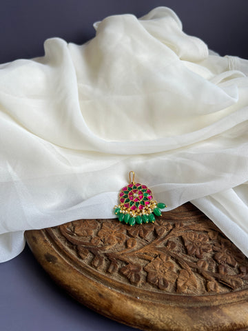 Kundan flower Tika