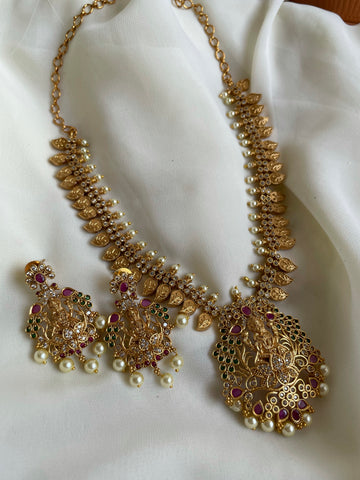 Lakshmi manga necklace semi bridal set